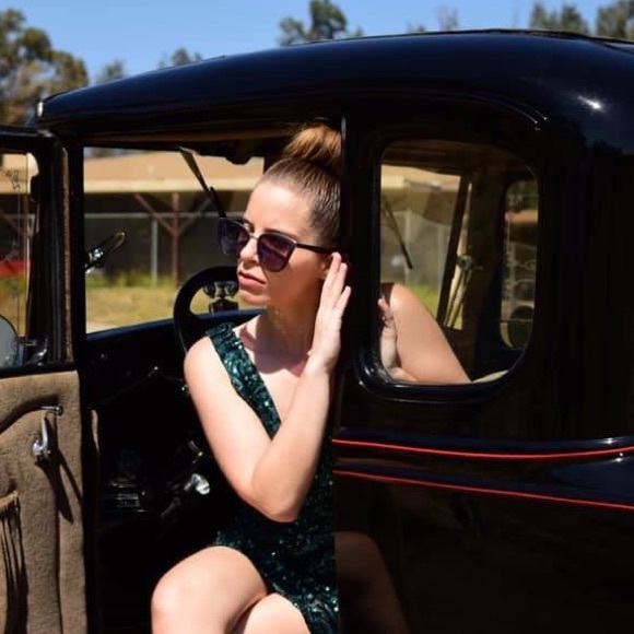 Green Sequin Holiday Dress By Forever 21 - Picture 7 of 7